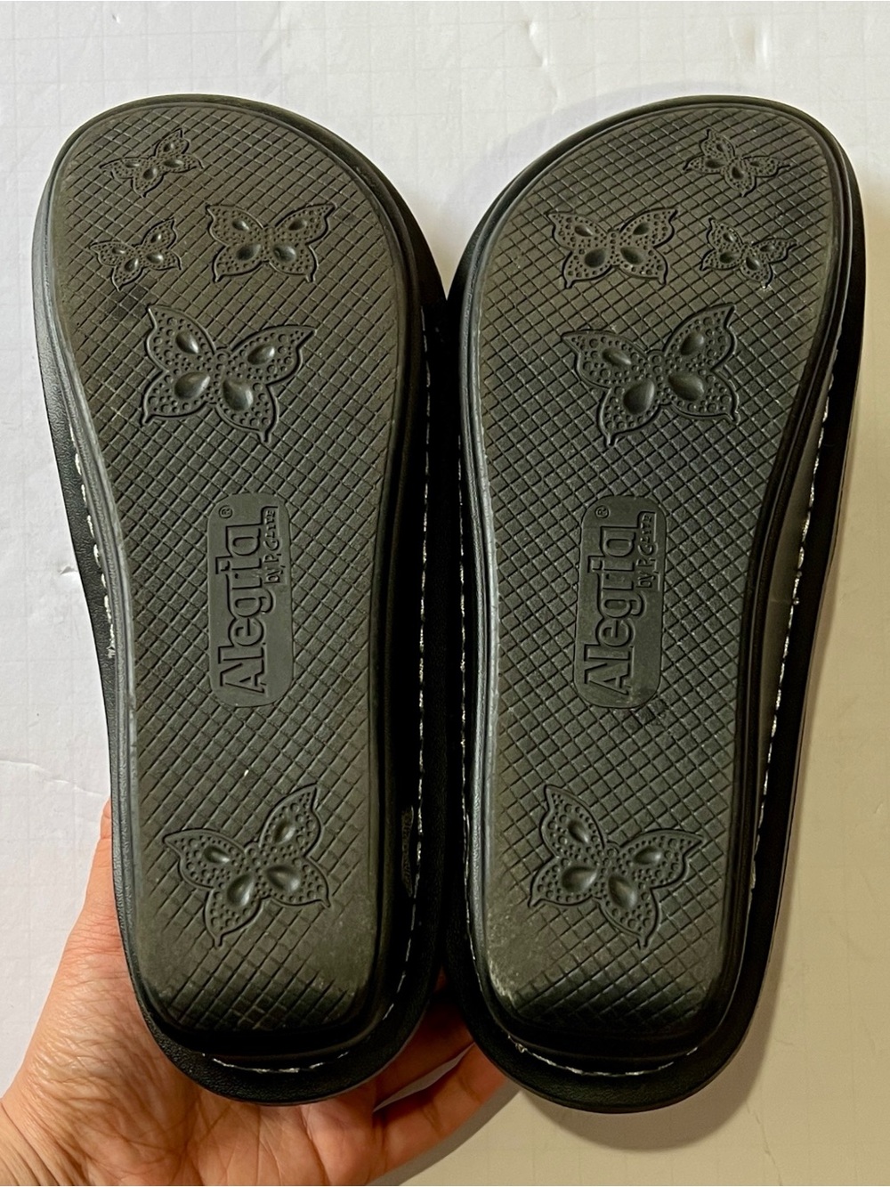 Alegria Den-735 metallic gray and plum slip on shoes US Women’s 8.5 EU 39 - Picture 11 of 12